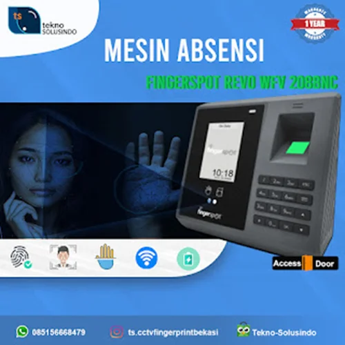 absensi wajah revo wf206bnc