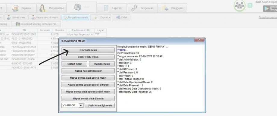 Reset Password Admin: Mesin Absensi Terkunci