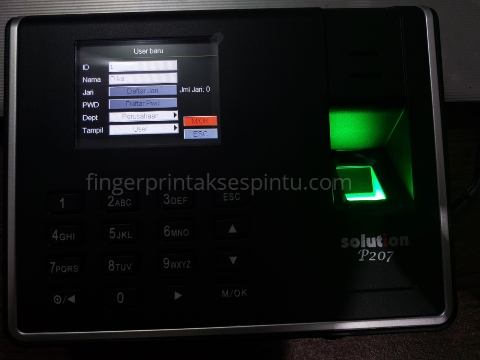 tutorial mesin absensi solution