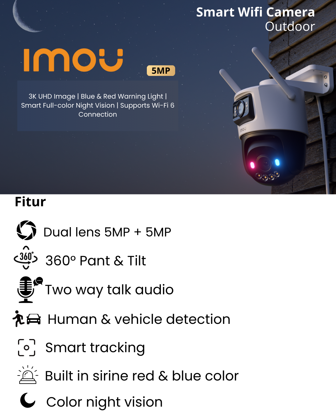 paket cctv imou dual cruiser 2 pro 5mp