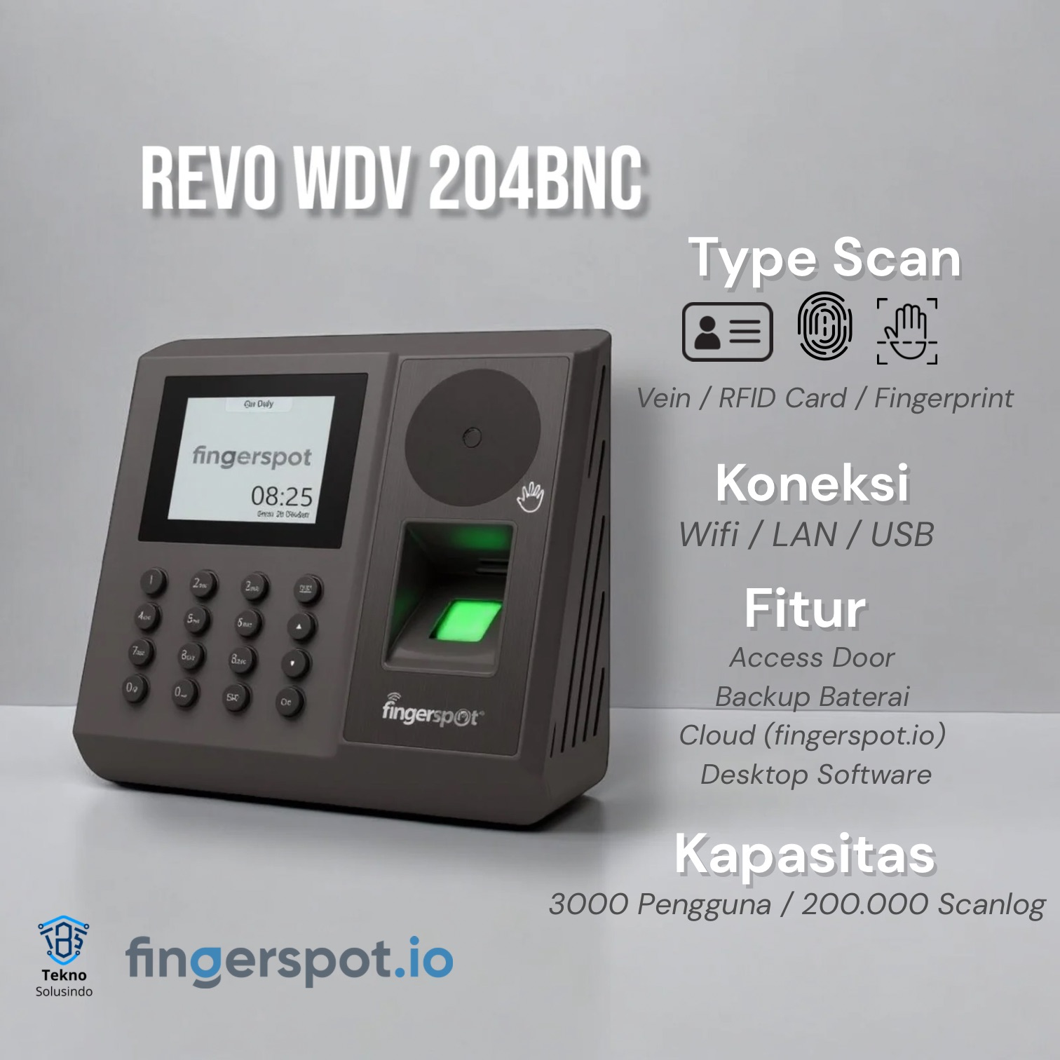 access door fingerspot revo wdv 204bnc