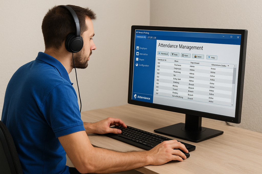 jasa remote software mesin absensi